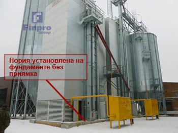 Норія зерносушарки Раваро